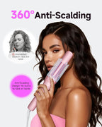 TSUYAGLA Automatic Curling Iron,1 1/4 Hair Curler with 3 Temperatures, 10S Fast Heating, 2-Way Rotation, 30 Min Auto Shut-Off, 500 Million Ionic, Anti-Scald-Tangle for Long Hair