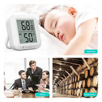THIRDREALITY Zigbee Temperature and Humidity Sensor with Digital LCD Display, ZigBee Hub Required, App Records, Remote Monitoring and Smart Home Automation, AAA Batteries Included