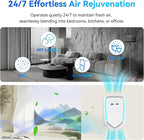 6Pack Air Ionizer Plug In, Filterless Home Negative Air Purifier, Quiet Air Freshener Portable Cleaner for Odors Smoke Dust, Air Purifiers for Home Office, Bedroom, Bathroom
