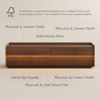 POVISON Fully-Assembled Mid Century Modern TV Stand, 70.87" Wood Media Console with Adjustable LED Light, Entertainment Center with Storage for Living Room