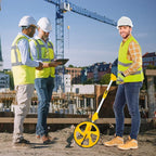 Zozen Measuring Wheel Digital Display, 3-Sections Foldable, Imperial/Metric Measure Wheel with Backlit Display | Up to 99,999Ft/ 99,999M | Kickstand to Keep Stand |Portable, Include Cloth Backpack.