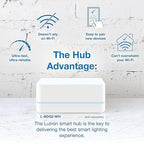 Lutron Claro Smart Light Switch for Caseta Lighting, for LED Lights, Fans, 5 Amp, Single-Pole/3-Way, Neutral Required, DVRF-5NSS-WH-3, White, 3 Pack