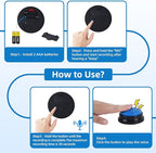4 Pack Portable AAC Communication Devices for Autism Individuals with Communication Difficulties, Communication Device for Nonverbal Kids, Voice Recording Buttons for Schools, Home, Treatment Courses