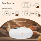 Wireless TENS Unit, Health Expert,Protable Massager,Muscle Stimulator with LCD Screen and Charging Box