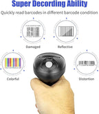NetumScan USB 1D Barcode Scanner, Handheld Wired CCD Barcode Reader Supports Screen Scan UPC Bar Code Reader for Warehouse, Library, Supermarket