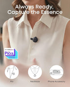 soundcore Work by Anker, Portable AI Voice Recorder, AI Note Taker, AI Transcription & Summarization, 6-Month Pro at No Charge, Cross-Meeting Summary, MFi Certified, Privacy Protection