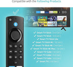 Replacement-Remote-Control Compatible with All Fire-Omni-Series for Insignia-Pioneer-Hisense Smart TV and Voice Cube Remote TV FireStick(HD/4K/4K Max/Lite/4K Select/Plus)