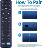 ZWP V2 Pro Replacement Voice Remote Control fit for vSeeBox V1 Pro / V2 Pro/Elite/ V1 Max, for OctaStream Elite Max Android TV Box Elite-3