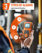 TopTes Guard-533 Portable Carbon Monoxide Detector, CO Detector with Visual, Audible & Vibration Alarms, Back Clip Design, 120h Standby, Auto Record Storage, Safety Explosion-Proof for Home, Work Use