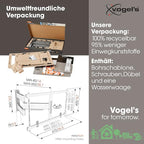 Vogel's TVM 5645 Full-Motion Ultra-Thin TV Wall Bracket for 40-77 inch TVs, Max. 45 kg, Swivels up to 180°, Full-Motion TV Mount max. VESA 600x400, Universally Compatible