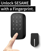 CANDY HOUSE Sesame Touch Pro, Smart Lock, Fingerprint, NFC Card, Passcord, Bluetooth Keyless Entry Door Lock for Front Door, Home, Airbnb, Vacation Rental