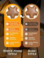 Tarinks Campfire Night Light, Portable Flame Lamp with White Noise, Cute Silicone Flameless Candle Lights,Suitable for Kids lamp Bedroom, Indoor/Outdoor and Home Decoration