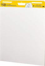 Post-it Super Sticky Easel Pad 25 in x 30 in White 30 Sheets/Pad 2 Pad/Pack Large White Premium Self Stick Flip Chart Paper Super Sticking Power (559)