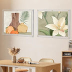 Kalami 3Pack 16x20 Clear Acrylic Wall Mount Picture Frame Self Adhesive, No Drill Holes Floating Frameless Large Photo Frame for Paintings Portrait Landscape Poster or Other Artworks