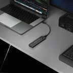 SABRENT USB C NVMe Enclosure, Tool-Free M.2 SSD Case for 2230-2280, 10Gbps USB 3.2 Gen 2 Adapter, Aluminum Cooling, External M.2 Drive Enclosure for NVMe SSDs (EC-PNVO)