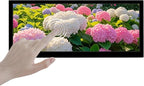 VSDISPLAY 10.3 Inch Touch LCD Monitor 1920x720 IPS Supports USB Flash Drive 2.0 Auto Copy Auto Play Split Screen for Elevator Restaurants Supermarket Store Extra Advertising Display