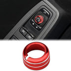 Auovo Rearview Mirrors Knob Ring Compatible with Subaru BRZ for Toyota GR86 2022-2024 2025 2026 Interior Accessories Mirror Control Switch Button Ring (Rearview Mirrors Knob Cover-1 Piece, Red)