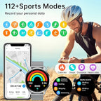 Smart Watch for Men Women Fitness: Waterproof Make/Answer Call Smart Watches for Men Digital Mens Watches Running Step Tracker Smartwatch Android Phones iPhone Samsung Compatible Heart Rate Monitor