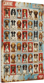Bvtewkhz Dogs Funny Puppy Pets Vintage No Device Single Blank Decorative Outlet Covers Light Switch Plate Electrical Receptacle Switchplate For Bathroom Kitchen Bedroom