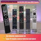 Universal Backlit Remote for Sony TV, for All 2019-2025 Sony Remote Control for Smart TV with Voice Control, Replacement Remote for Bravia XR/XBR/KD Series Google TVs, Backlight, 1 Year Full Warranty