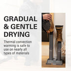 DryGuy Shoe, Boot, Garment & Gear Electric Dryer, Quick Drying for Ski, Work, Sports Equipment – Energy Efficient, Odor Eliminating Design, Home or Garage Use,2 Port, Silent Heat