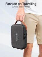 Luxtude Electronics Organizer Travel Case, Portable Tech Organizer for Working/Travelling, Sturdy Hard Cases for Electronics/Charger/Mouse/Hard Drive, Case Only