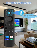 New Replacement Voice Remote for Stick 4K TV, forTV 3rdGen, forTV Stick/ 4K Max/ 3rd Gen/ 2nd Gen, Lite, Cube (1stGen & 3ndGen), for TV (3rd Gen, Pendant Design)
