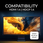 OREI 4K HDMI Extender Over IP CAT6-4K@30Hz One to Many Upto 400 Feet, Loop Out - Send to Multiple Location Over 1G Switch (HDS-EXM400-K)