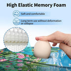 YIWEI Ergonomic Mouse Pad with Wrist Rest - Comfortable Office Mousepad with Memory Foam Wrist Support for Carpal Tunnel Relief, Mouse Pads with Non-Slip Base for Gaming and Home (Cactus)