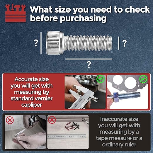 Kozelo 4pcs Socket Head Cap Screws - [M3-0.5 x 125mm] 304 Stainless Steel Allen Socket Drive for Electrical Motor 3D Printing Fan Engine Replacement Use, Silver