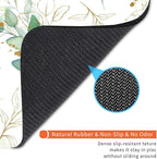 Armanza Square Mouse Pad Pretty Leaves, Personalized Premium-Textured Custom Mouse Mat Design, Washable Mousepad Cloth, Non-Slip Rubber Base Computer Mouse Pads for Wireless Mouse