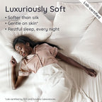 Bambaw 100% Viscose Derived from Bamboo Fitted Sheet Queen Size, 16’’ Deep Pocket Fitted Queen Sheet Only, Breathable & Cooling Fitted Sheet Queen Size (Ivory)
