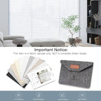 Tokblind Motorized Sheer Shade with Remote Control, Electric Roller Blinds Compatible with Alexa via Hub, Rechargeable Smart Window Shade (Multicolor Sheer Fabric Samples)