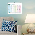 BOCT Wall Calendar 2025-2026 - Includes July 2025 to December 2026-18 Monthly Daily Planner 13 x 9.6 Inches, Julian Dates for New Year Christmas Gifts