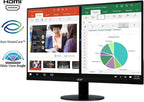 acer 21.5 Inch Full HD (1920 x 1080) IPS Ultra-Thin Zero Frame Computer Monitor (HDMI & VGA Port), SB220Q bi