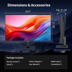 KTC 27 Inch 4K UHD(3840 * 2160) Computer Monitor - IPS Monitor, 60hz, HDR400, Anti-Blue Light Screen, DCI-P3 95% 125% sRGB, Support FreeSync and GSync, PC Monitor for Design, Work,Casual Gaming