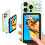 Vlog Selfie Monitor Screen for iPhone 16 and Below, Young Master Magnetic Touchscreen Monitor, 4K 60fps, Audio Sync, 4in Back Camera Monitor for Youtube Tiktok Video Recording, Compatible with Android
