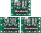Gebildet 3pcs Enhanced 4S 40A 16.8V 18650 Lithium Battery Protection Board PCB BMS Charger Protection Circuit Balance Charging Module