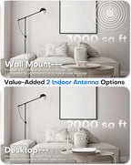 Cell Phone Signal Booster for Home up to 3000 Sq.Ft | Boost 4G 5G Cellular Signal Amplifier 65dB for T-Mobile, AT&T Verizon All U.S Carriers with 2 Indoor Antennas Band 12/17/13/5/25/2/4