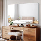 CILIBER Frameless Mirror, 60x36 Large Bathroom Mirrors for Wall, Upgraded Shatterproof Rectangle Vanity Mirror Over Sink with Polished Edge for Bathroom,Bedroom,Living Room and Entryway