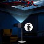 Hocoder Projector Stand Floor Projector Mount Stand 1/4 Screw with Heavy Base, Adjustable Height 33"-50",Arbitrary Angle adjustment, for Living Room, Courtyard, Bedroom