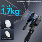 SIRUI Super Bulbs C150X Combo 150W LED Video Light, COB Portable Photography Camera Light Bi-Color 2800K-6500K with Bluetooth App Brightness Control Bowens Adapter Reflector Continuous Output Lighting