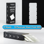 FOROOMACO 300 Pack Mini Ear Double-Sided Mounting Tape Square Heavy Duty Adhesive for Sound Proof Foam Panels, Wall Decor, Wall Art, Easy to Peel and No Residue