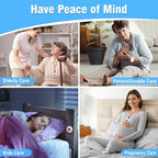 Daytech Caregiver Pager Call Bell for Elderly at Home Fall Detection for Seniors/Patient/Disabled 300+ Feet 1 Portable/Vibration Receiver & 2 Alert Call Button