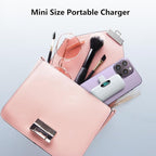 Mini Portable Charger USB C Power Bank,Upgraded 5000mAh PD Fast Charging Battery Pack Built-in USB-C Connector Travel Essential for iPhone17/17Pro/17Pro Max/Air/16 Plus/16Pro Max/15 Series,Android etc