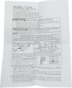 T104M Electromechanical Timer Switch Versatile Scheduling Manual Override,1-12 Cycles Per Day - Manual Override
