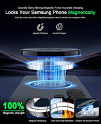 Wireless Charger 2Pack 6FT 15W Samsung Magnetic Wireless Charger Fast Charging Pad for Samsung Galaxy S25 Ultra/S24 FE/S23 Ultra/S22/S21/Z Google Pixel 9 8a 7a 8 7 Pro | Strong Magnet Technology