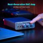 Fosi Audio K5 Pro Gaming DAC Headphone Amplifier Mini Hi-Fi Stereo Digital-to-Analog Audio Converter USB Type C/Optical/Coaxial to RCA/3.5MM AUX for PS5/PC/MAC/Computer