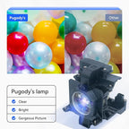Pugody ET-LAE200 Premium Quality Replacement Projector Lamp Bulb with Housing for Panasonic PT-EX500E PT-EX500EL PT-EX600E PT-EX600EL PT-EW530E PT-EW530EL PT-EW630E PT-EW630EL PT-EZ570E PT-EZ570EL