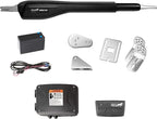 Mighty Mule Gate Opener, Solar and Smart Ready, Heavy Duty Automatic Gate Opener, Gates up to 18ft or 850lb, Single Gate Opener, MM571W